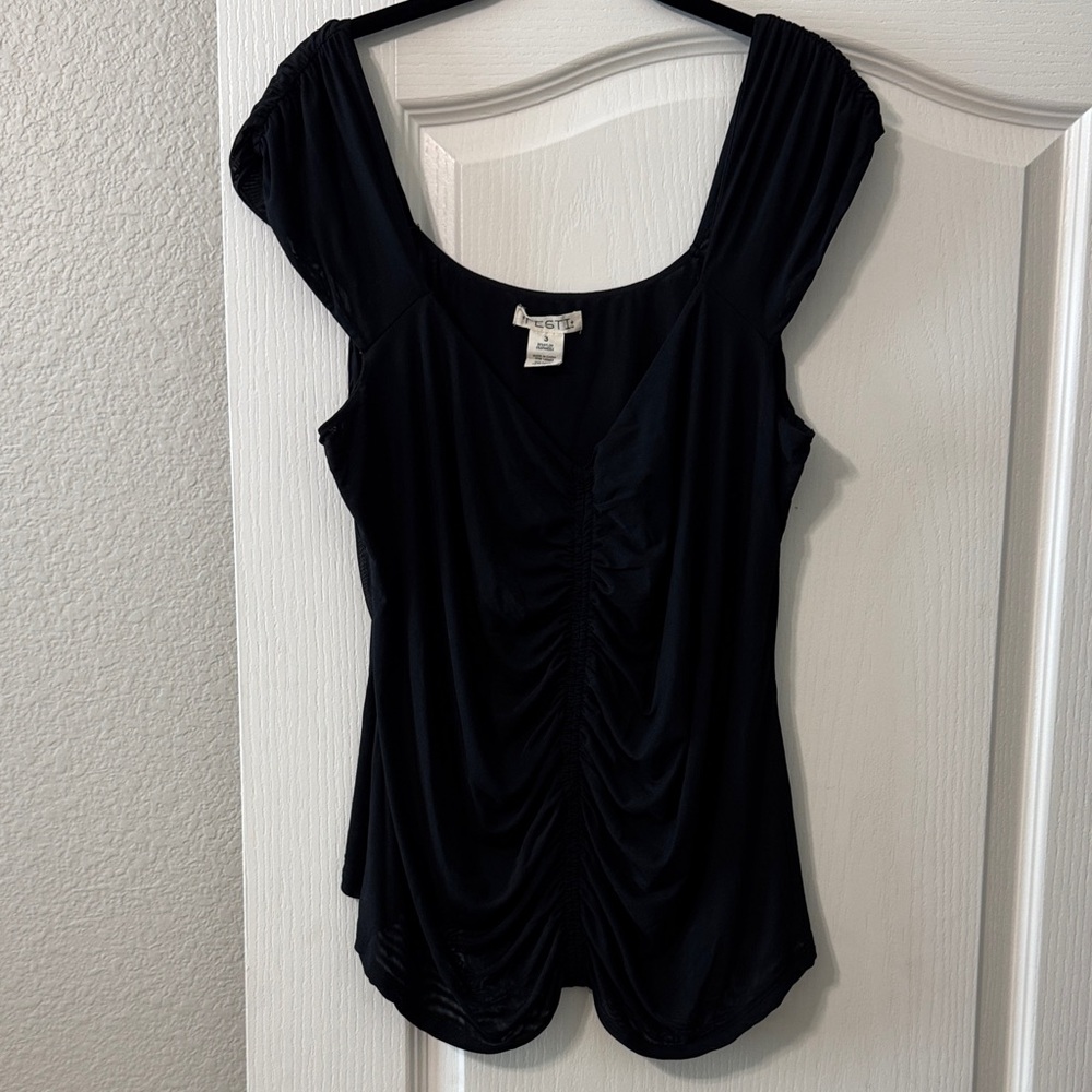 Festi by Torrid Black Sheer Women's Top 3X